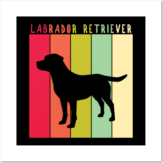 Retro Vintage Labrador Wall Art by JKA